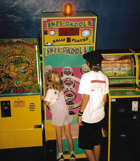 Young gamers in a Tucson arcade in 2004.